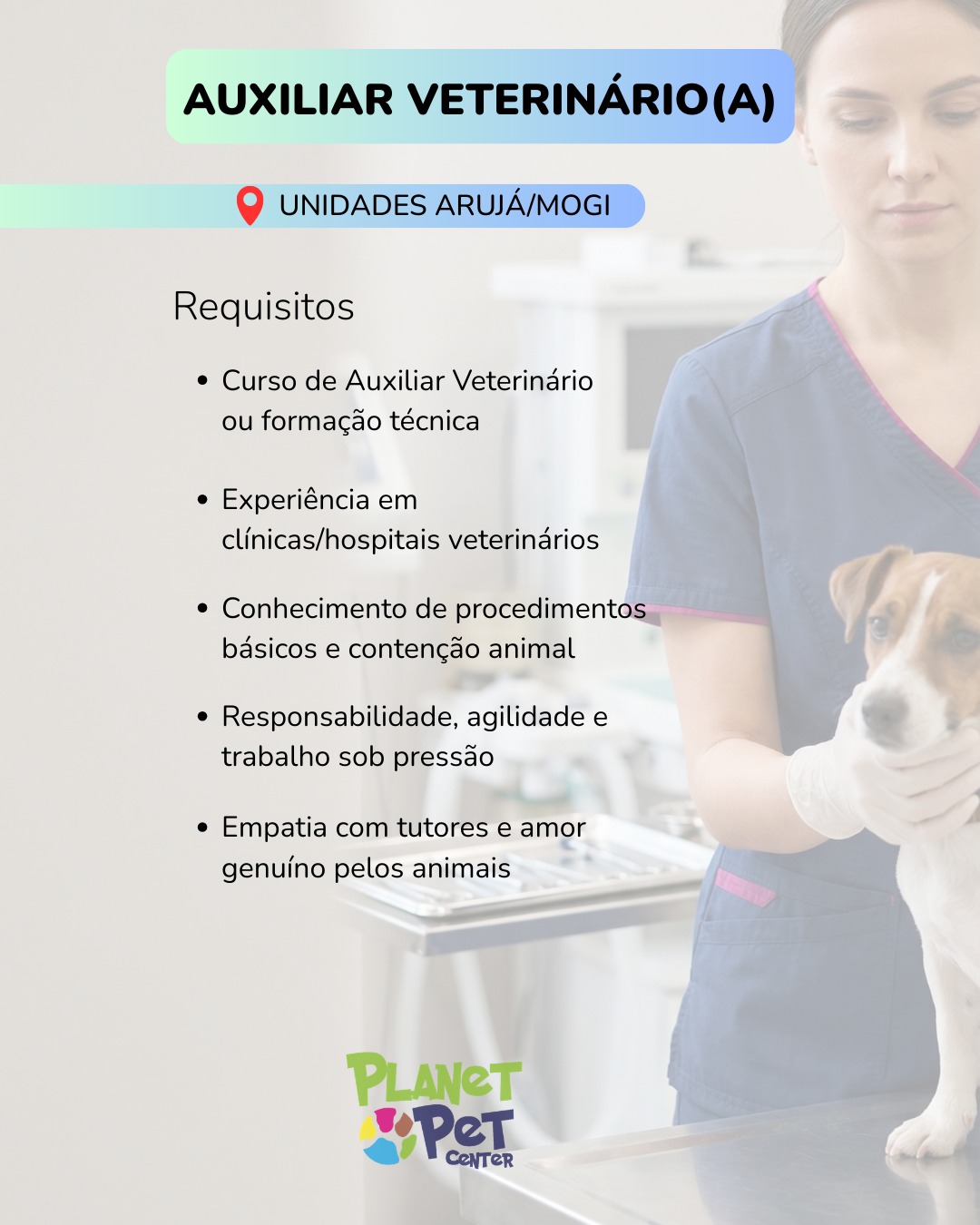 Auxiliar Veterinário